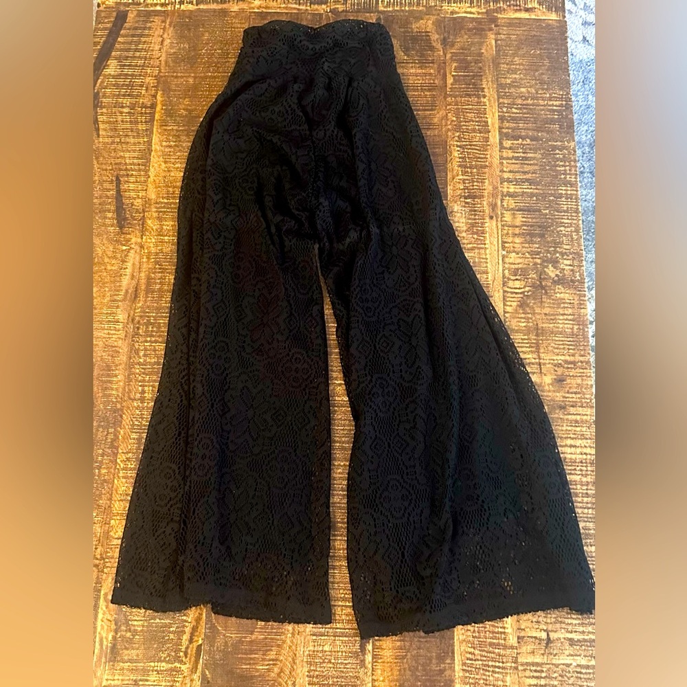 Crochet black pants by Giddy up and Glamour